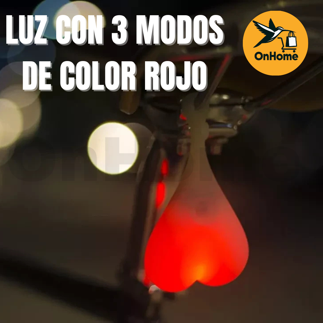 BOLAS LUMINOSAS PARA BICICLETA🚴♀️💡 - (Disponible en luz roja)