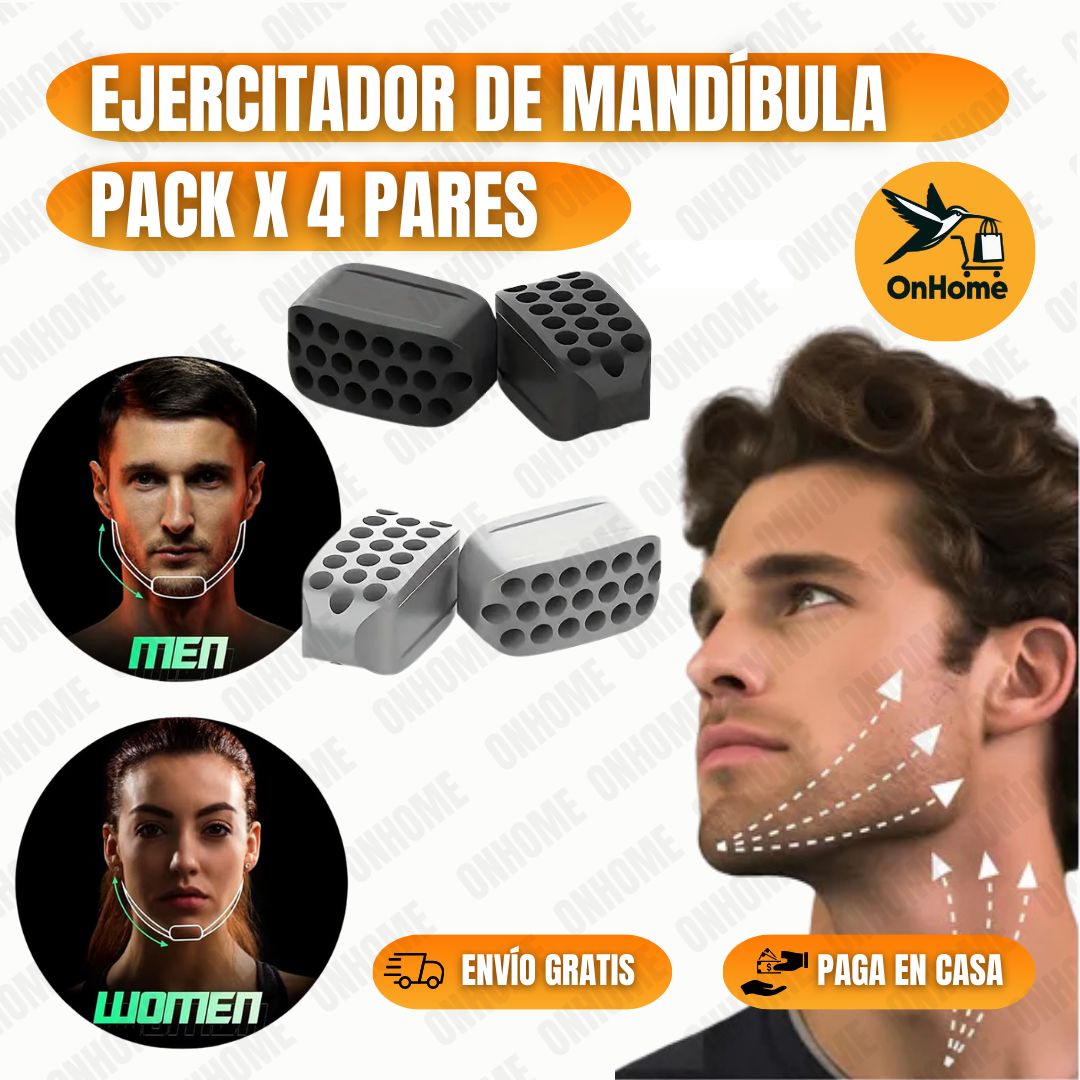 EJERCITADOR DE MANDÍBULA - PACK X 4 PARES 😏