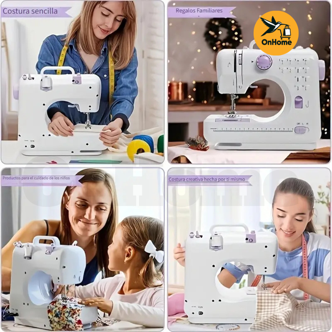 MÁQUINA DE COSER PORTÁTIL MULTIFUNCIONAL