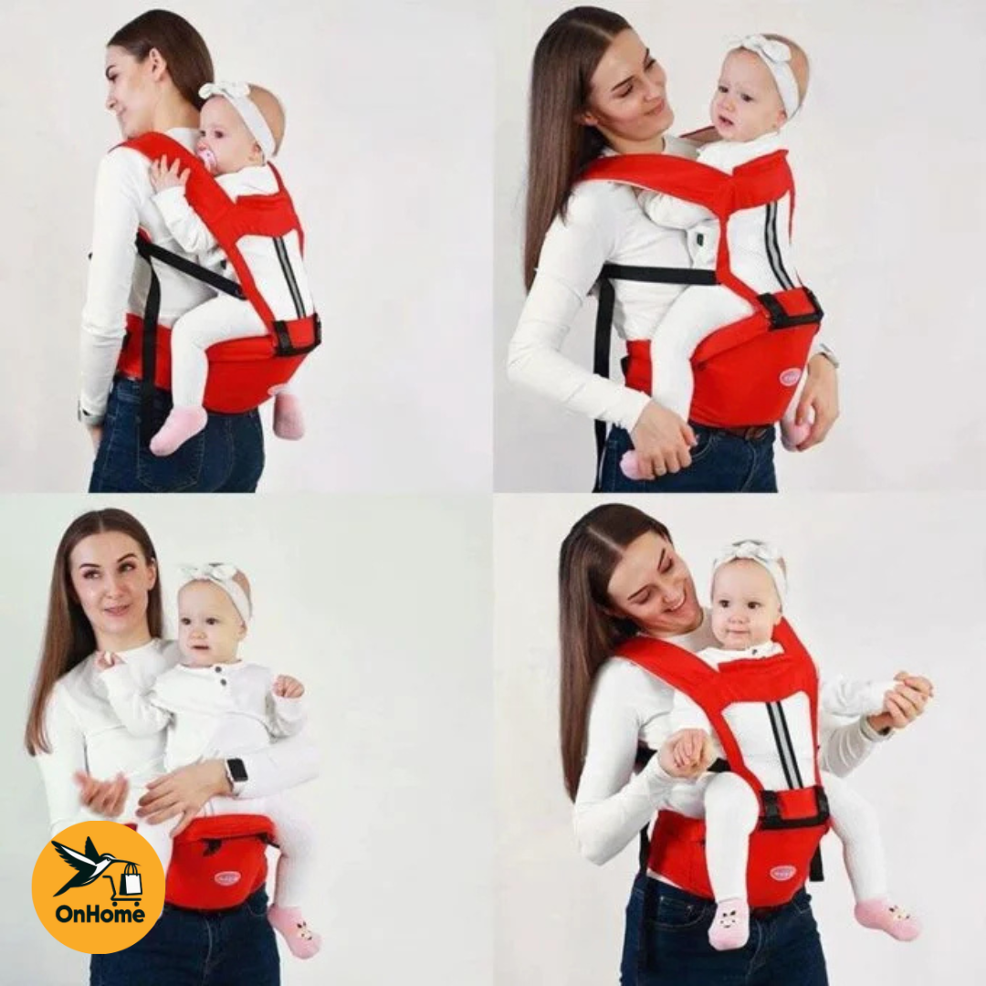 CARGADOR CANGURO PARA BEBES 3 EN 1.👶 (Tu comodidad y la de tu bebe en un solo producto.)