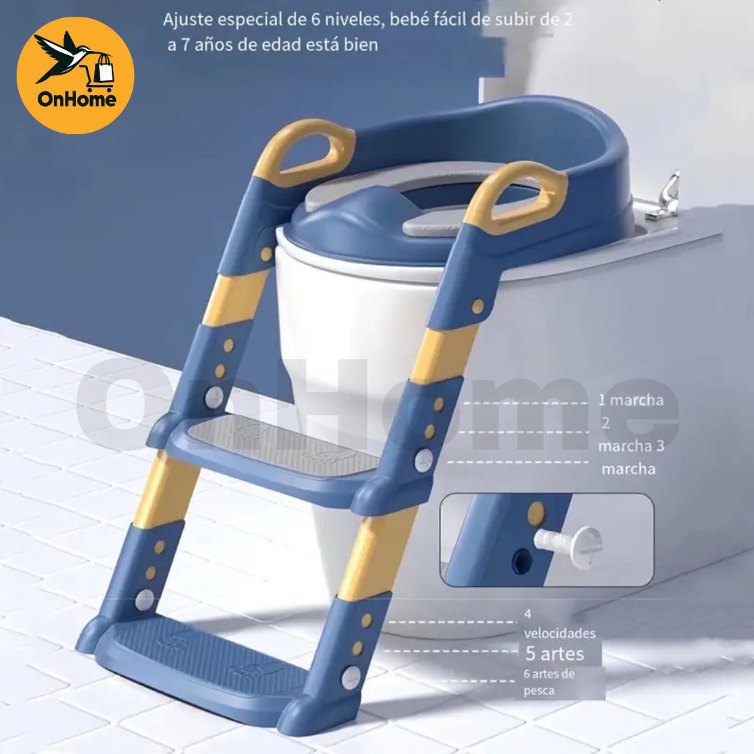 ASIENTO ESCALERA - INODORO🚽 INFANTIL®️