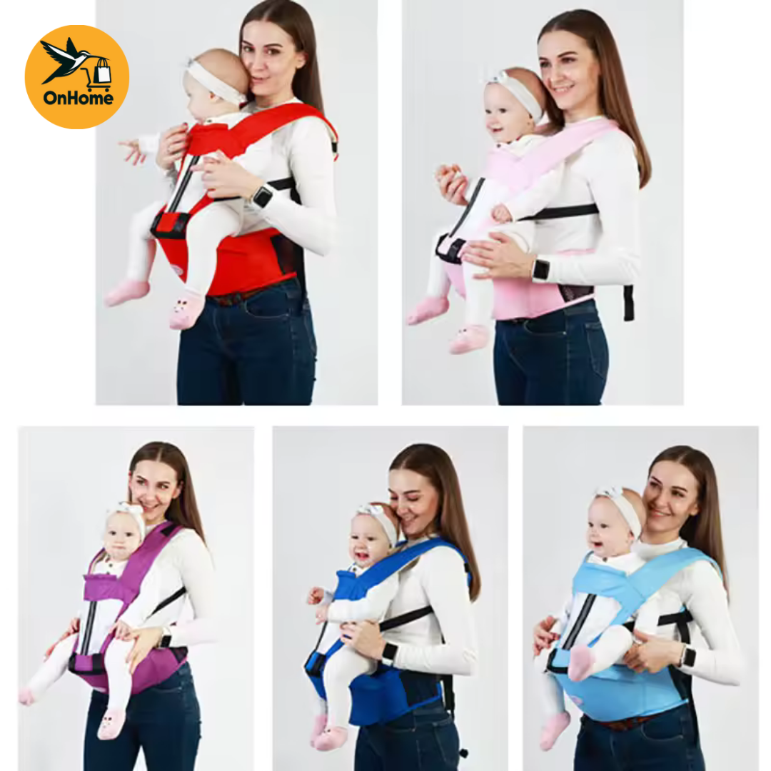 CARGADOR CANGURO PARA BEBES 3 EN 1.👶 (Tu comodidad y la de tu bebe en un solo producto.)