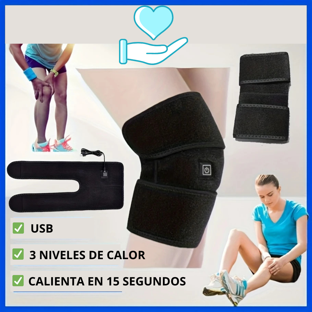RODILLERA🦵 CON TERAPIA DE CALOR CON (3-NILEVES DE CALOR)