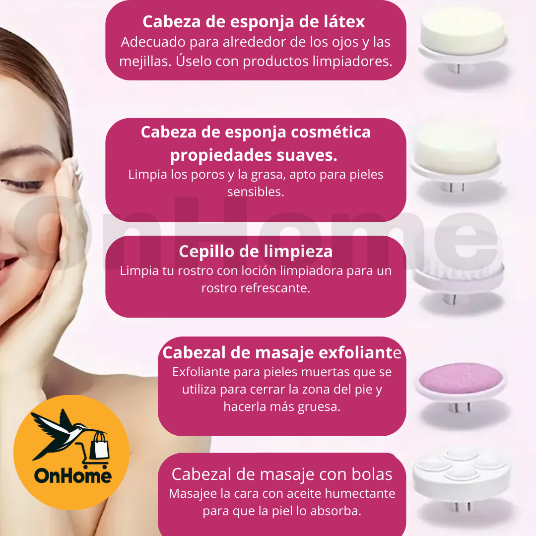 CEPILLO EXFOLIANTE 5 EN 1 ®️