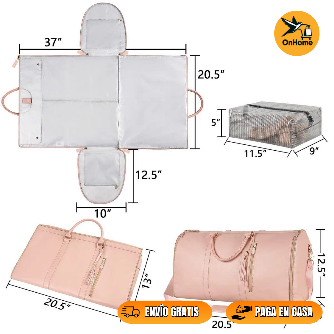 MALETA DE VIAJE EXPANDIBLE ✈ 2 EN 1