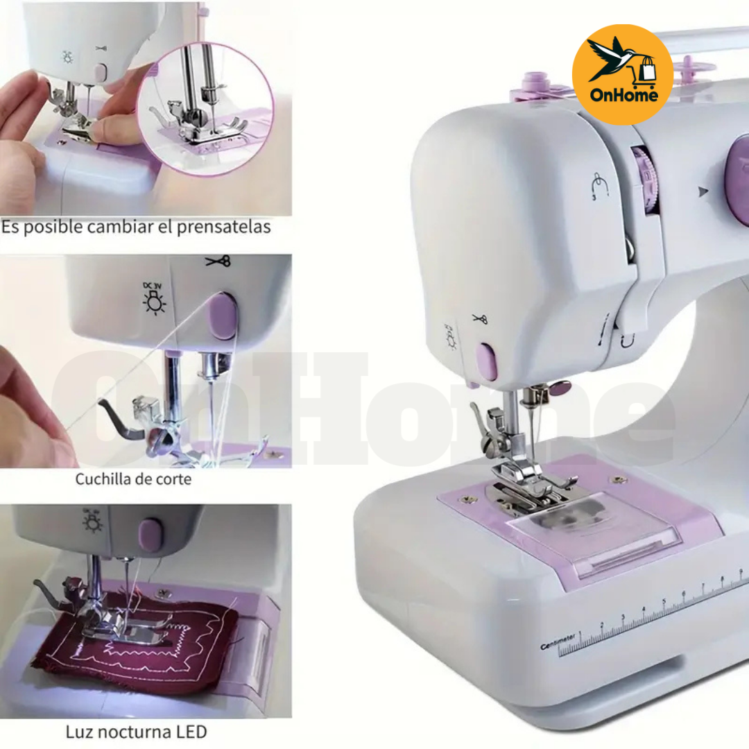 MÁQUINA DE COSER PORTÁTIL MULTIFUNCIONAL