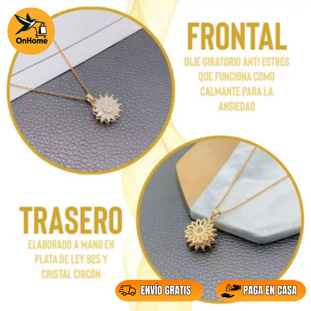 COLLAR DE LUJO GIRASOL - GIRATORIO 🌻