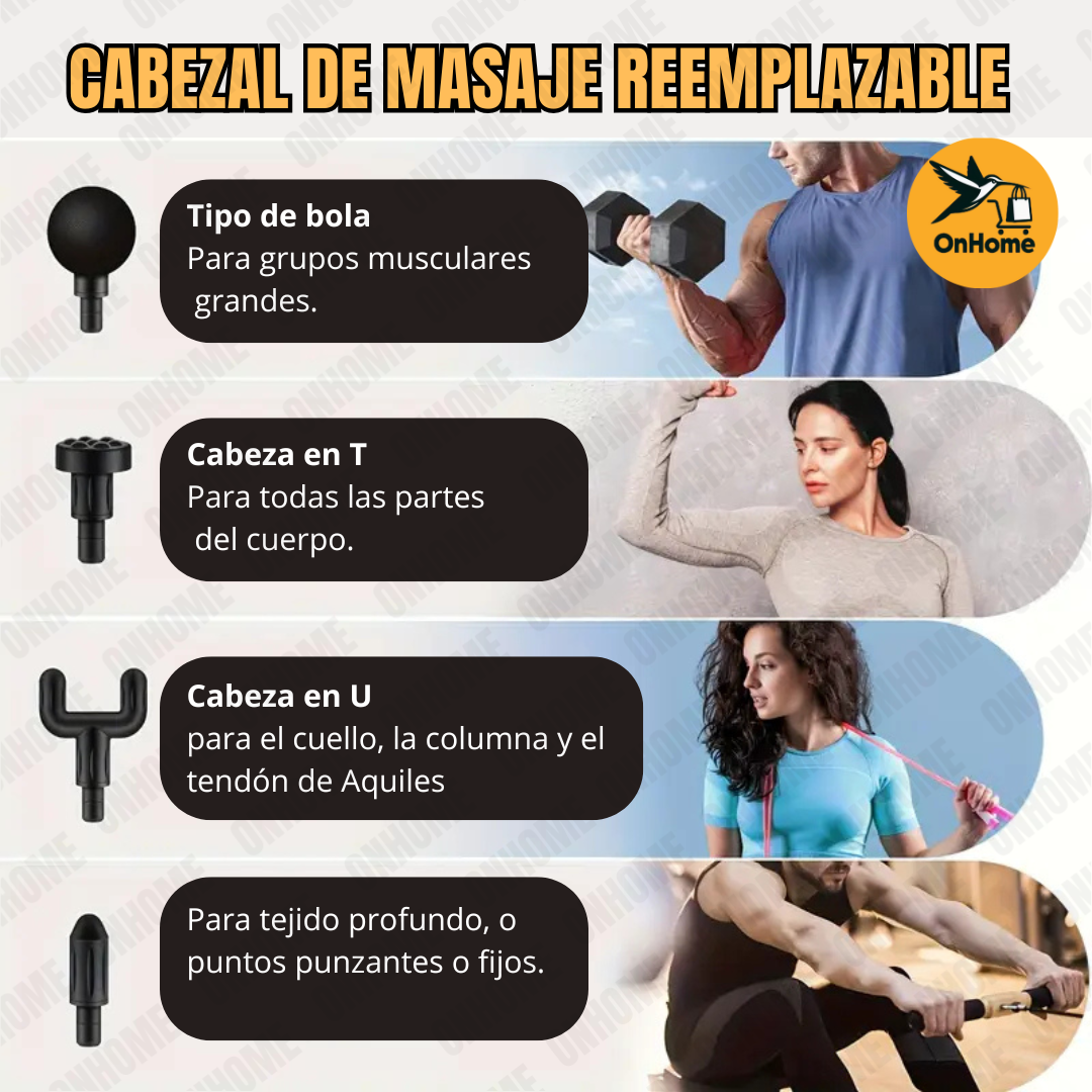 MASAJEADOR MUSCULAR PORTÁTIL