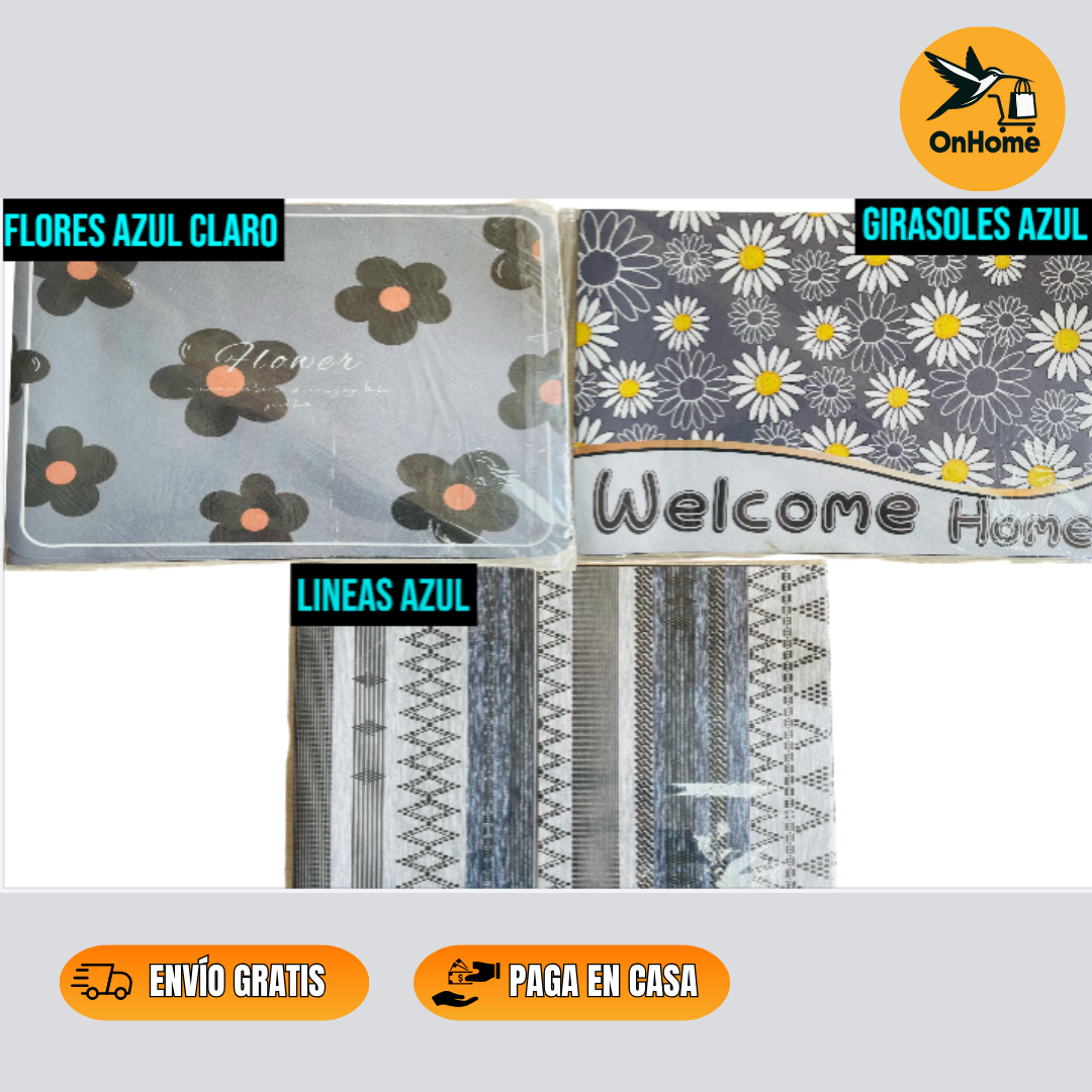 PROMO 2X1 - ✨TAPETE ABSORBENTE EN DISEÑOS ORIGINALES🎁