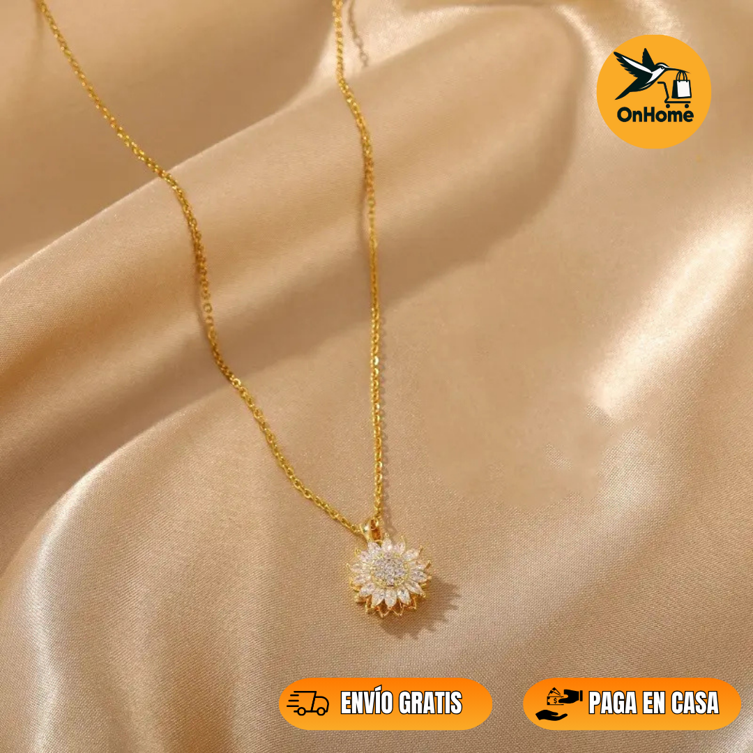 COLLAR DE LUJO GIRASOL - GIRATORIO 🌻