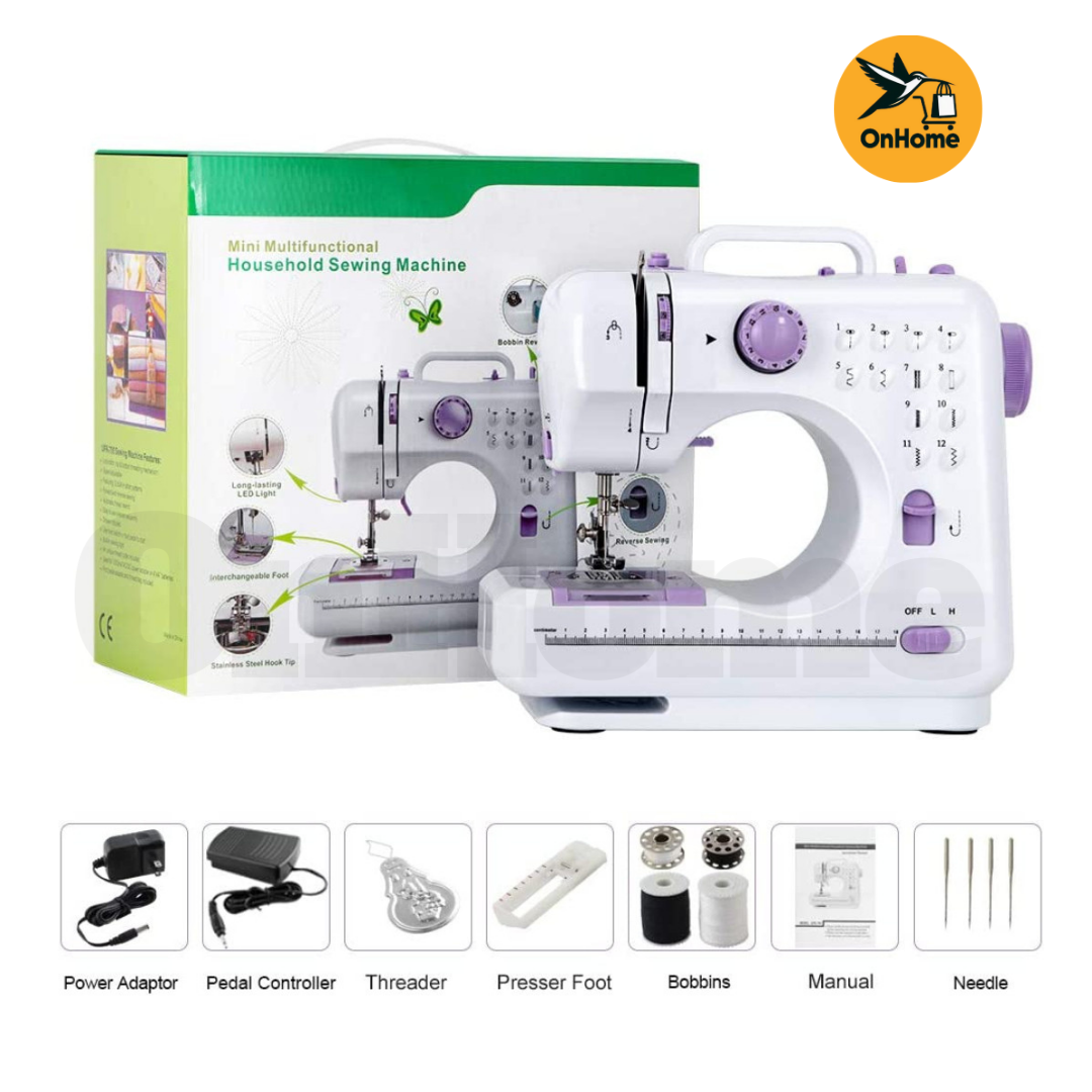 MÁQUINA DE COSER PORTÁTIL MULTIFUNCIONAL