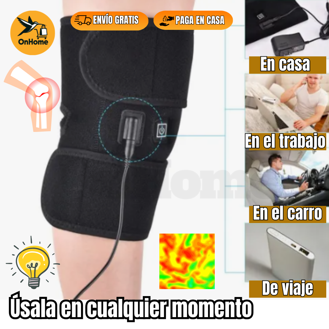 RODILLERA🦵 CON TERAPIA DE CALOR CON (3-NILEVES DE CALOR)