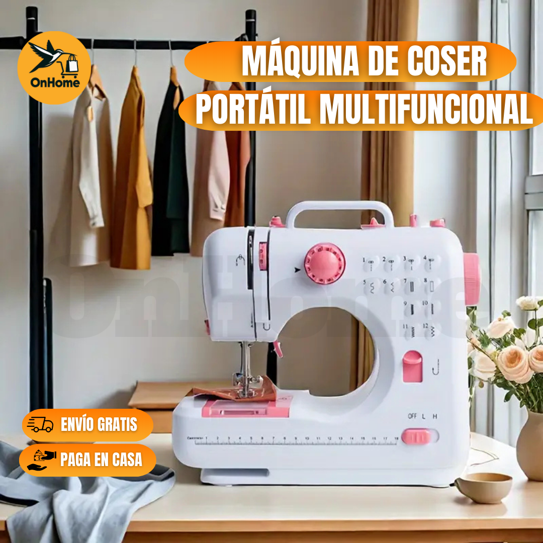 MÁQUINA DE COSER PORTÁTIL MULTIFUNCIONAL