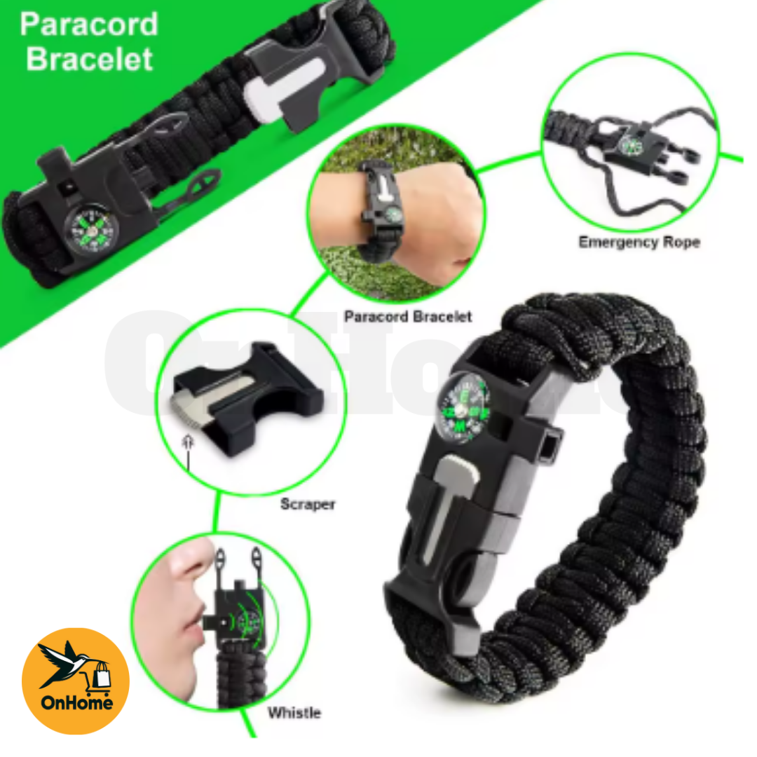 KIT DE SUPERVIVENCIA 12 EN 1 🧗♂️ HERRAMIENTA CAMPING ⛺