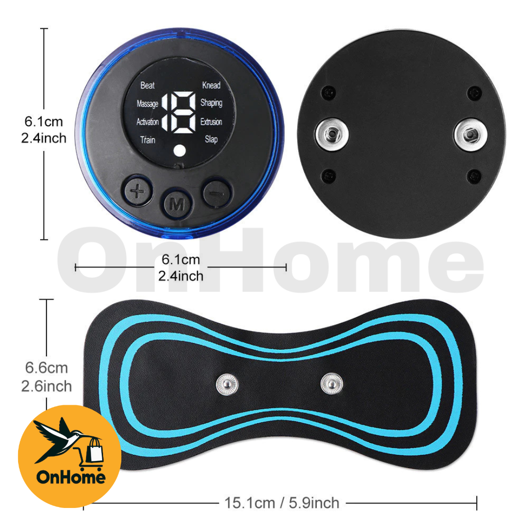 COMBO CORRECTOR DE POSTURA UNISEX ➕ MASAJEADOR ELECTRICO PORTATIL EMS