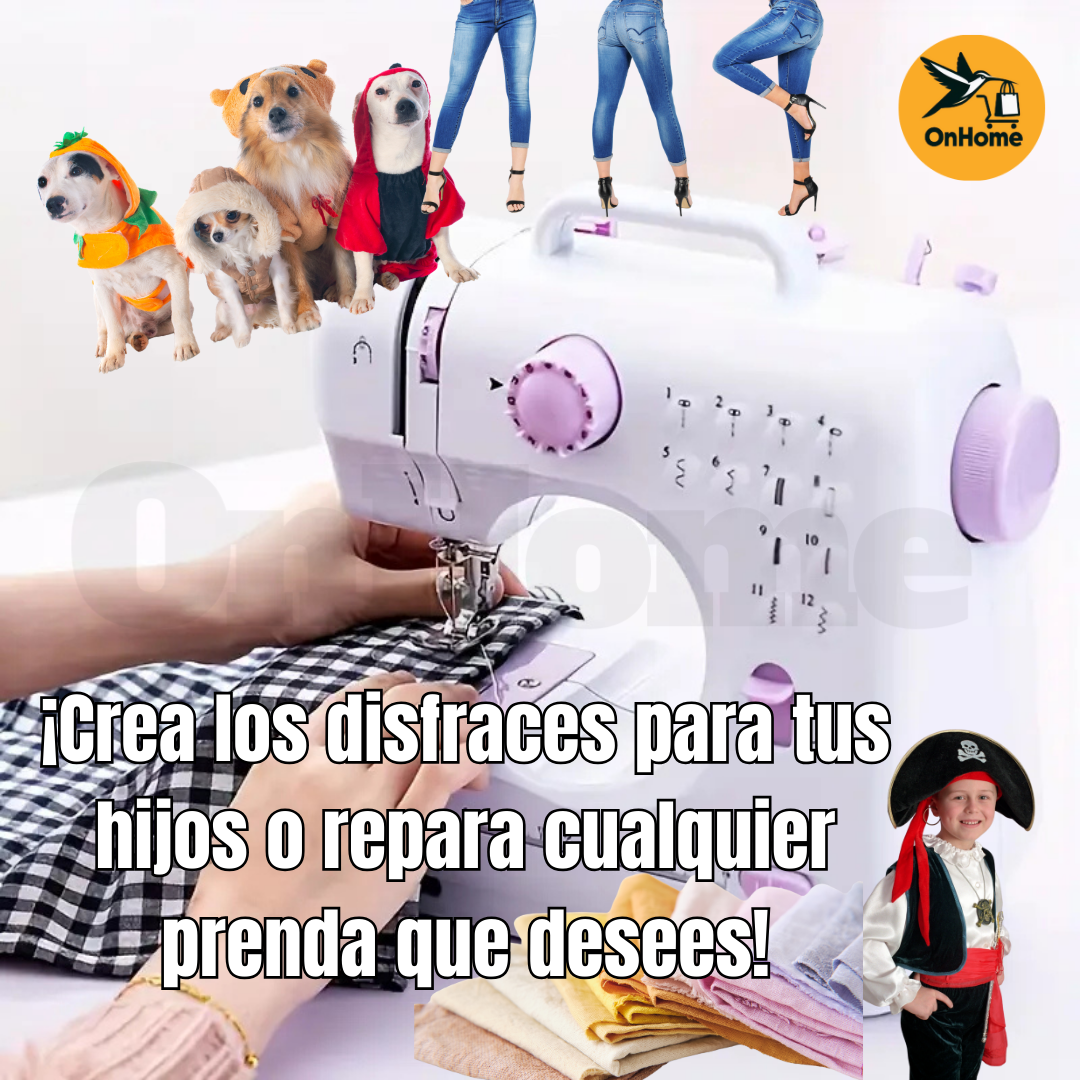 MÁQUINA DE COSER PORTÁTIL MULTIFUNCIONAL