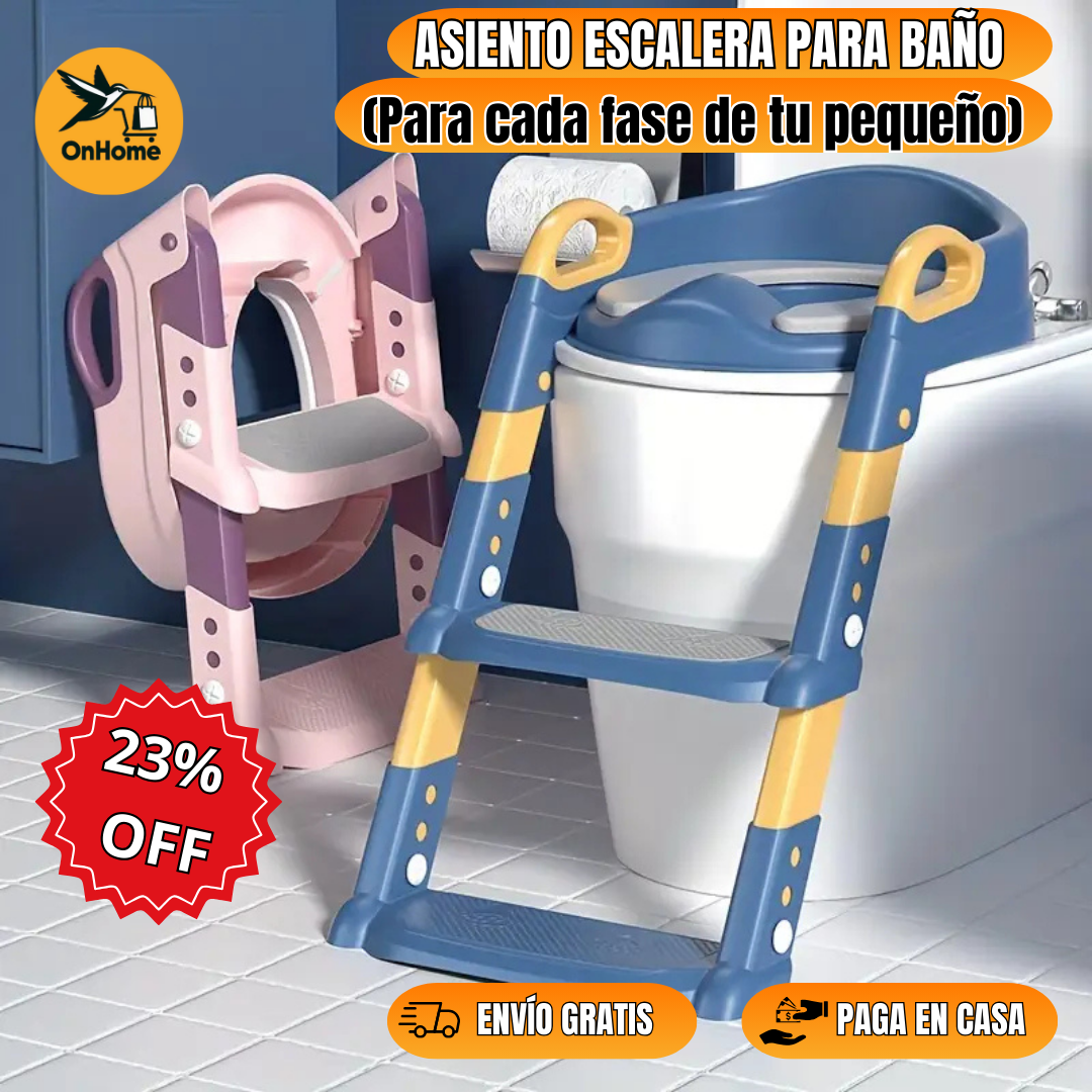 ASIENTO ESCALERA - INODORO🚽 INFANTIL®️