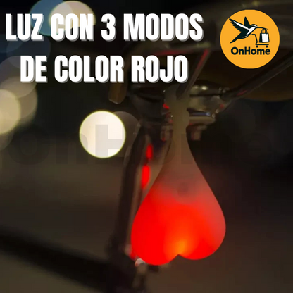 BOLAS LUMINOSAS PARA BICICLETA🚴‍♀️💡 - (Disponible en luz roja)