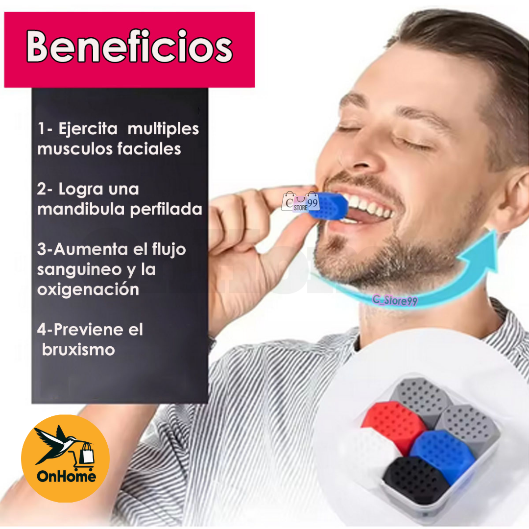 EJERCITADOR DE MANDÍBULA - PACK X 4 PARES 😏