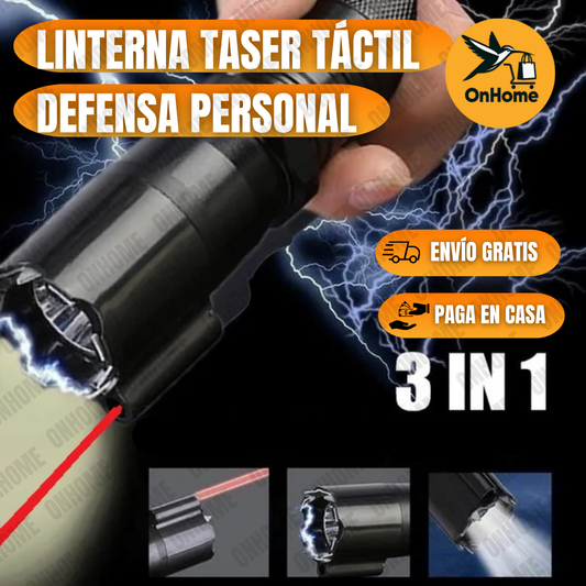 LINTERNA TASER  TACTIL®️ DEFENSA PERSONAL