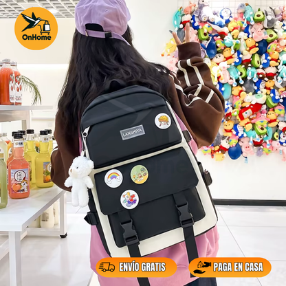BOLSO 5 PIEZAS✨ KIT MULTIFUNCIONAL🎒
