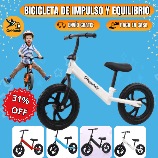 BICICLETA DE IMPULSO Y EQUILIBRIO🚲👦