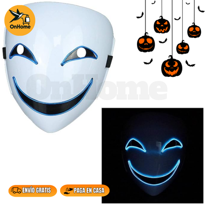 MASCARA DE HALLOWEEN👻 - JUEGO DE ROLES - TERROR - LED