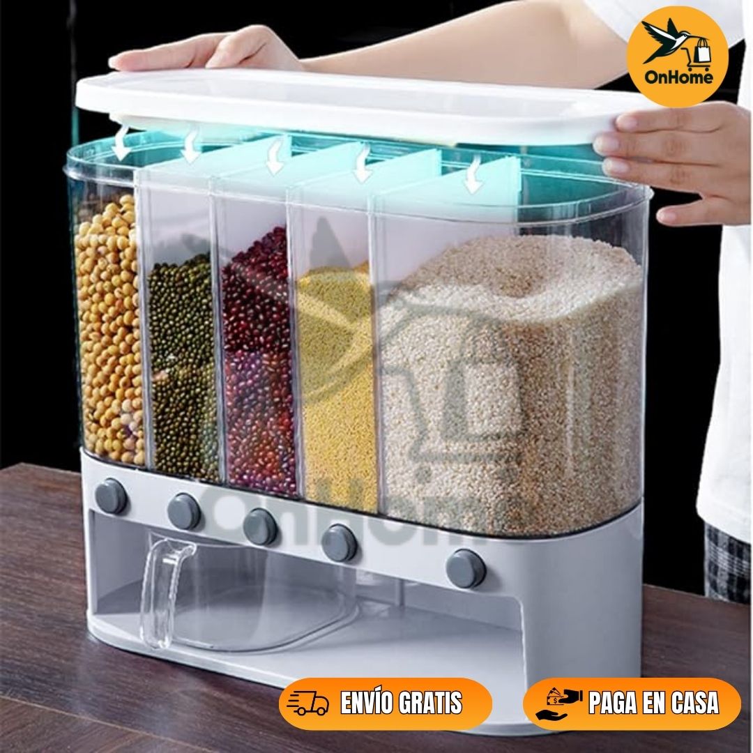 ORGANIZADOR DE GRANOS Y CEREALES✨