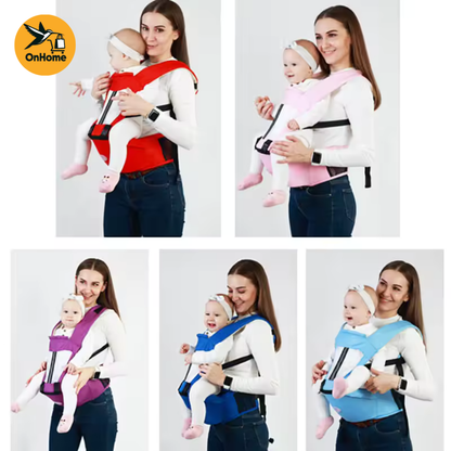 CARGADOR CANGURO PARA BEBES 3 EN 1.👶 (Tu comodidad y la de tu bebe en un solo producto.)