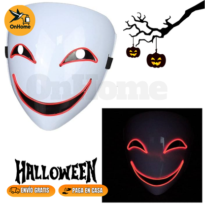 MASCARA DE HALLOWEEN👻 - JUEGO DE ROLES - TERROR - LED