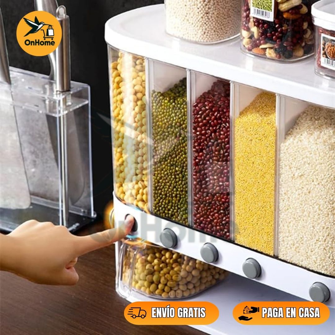 ORGANIZADOR DE GRANOS Y CEREALES✨