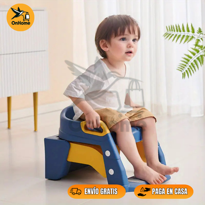 ASIENTO ESCALERA DE BAÑO - 3 EN 1 (Para cada fase de tu pequeño)👧🧑