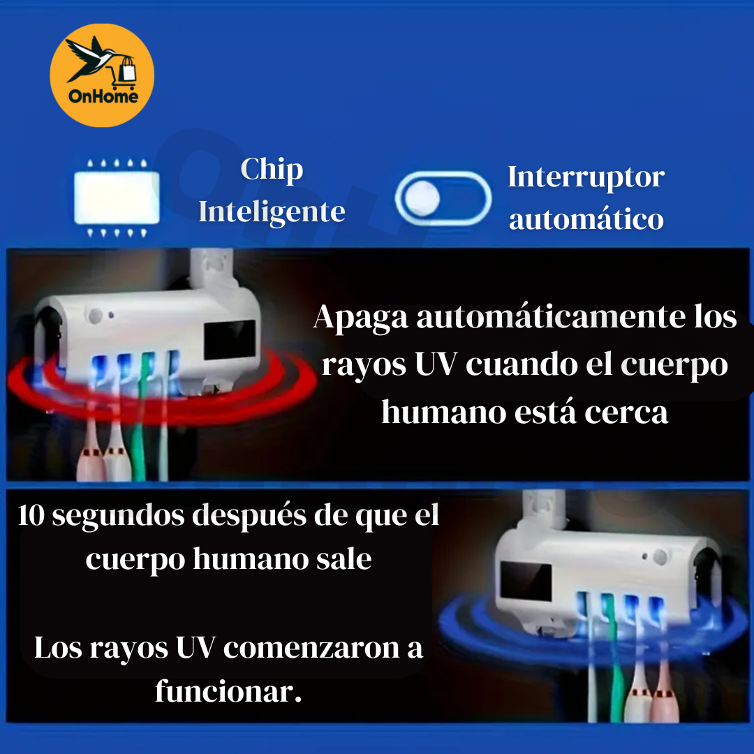 SOPORTE ESTERILIZADOR DE CEPILLOS 🦷️- ¡La salud de tu familia está en tus manos!
