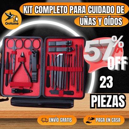 KIT COMPLETO PARA CUIDADO DE UÑAS Y OÍDOS 😎