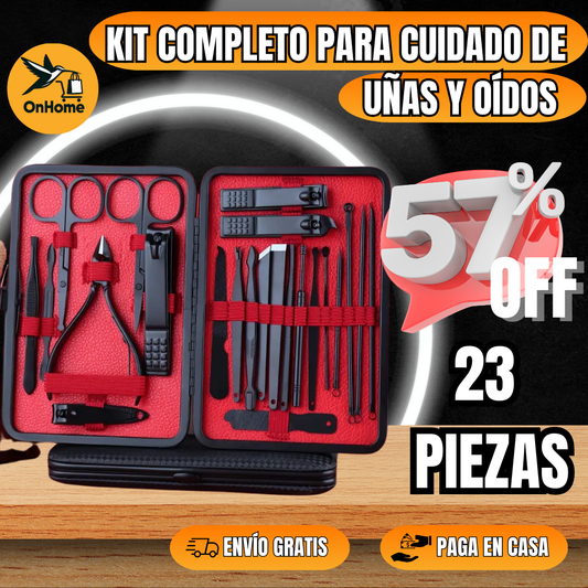 KIT COMPLETO PARA CUIDADO DE UÑAS Y OÍDOS 😎