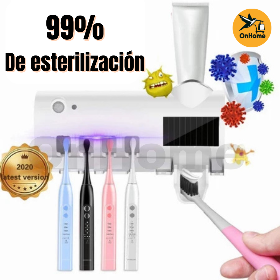 SOPORTE ESTERILIZADOR DE CEPILLOS 🦷️- ¡La salud de tu familia está en tus manos!