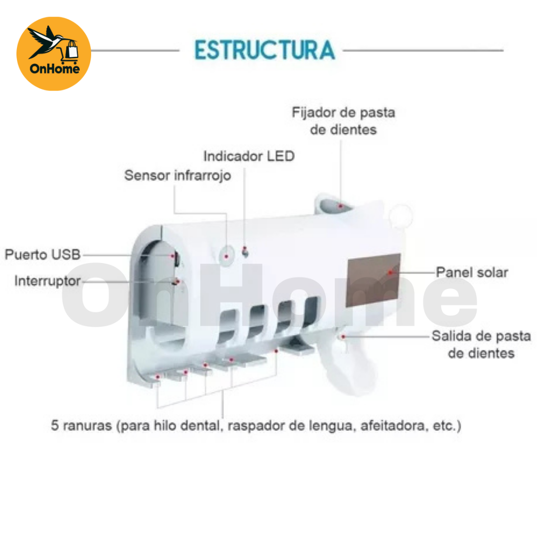 SOPORTE ESTERILIZADOR DE CEPILLOS 🦷️- ¡La salud de tu familia está en tus manos!