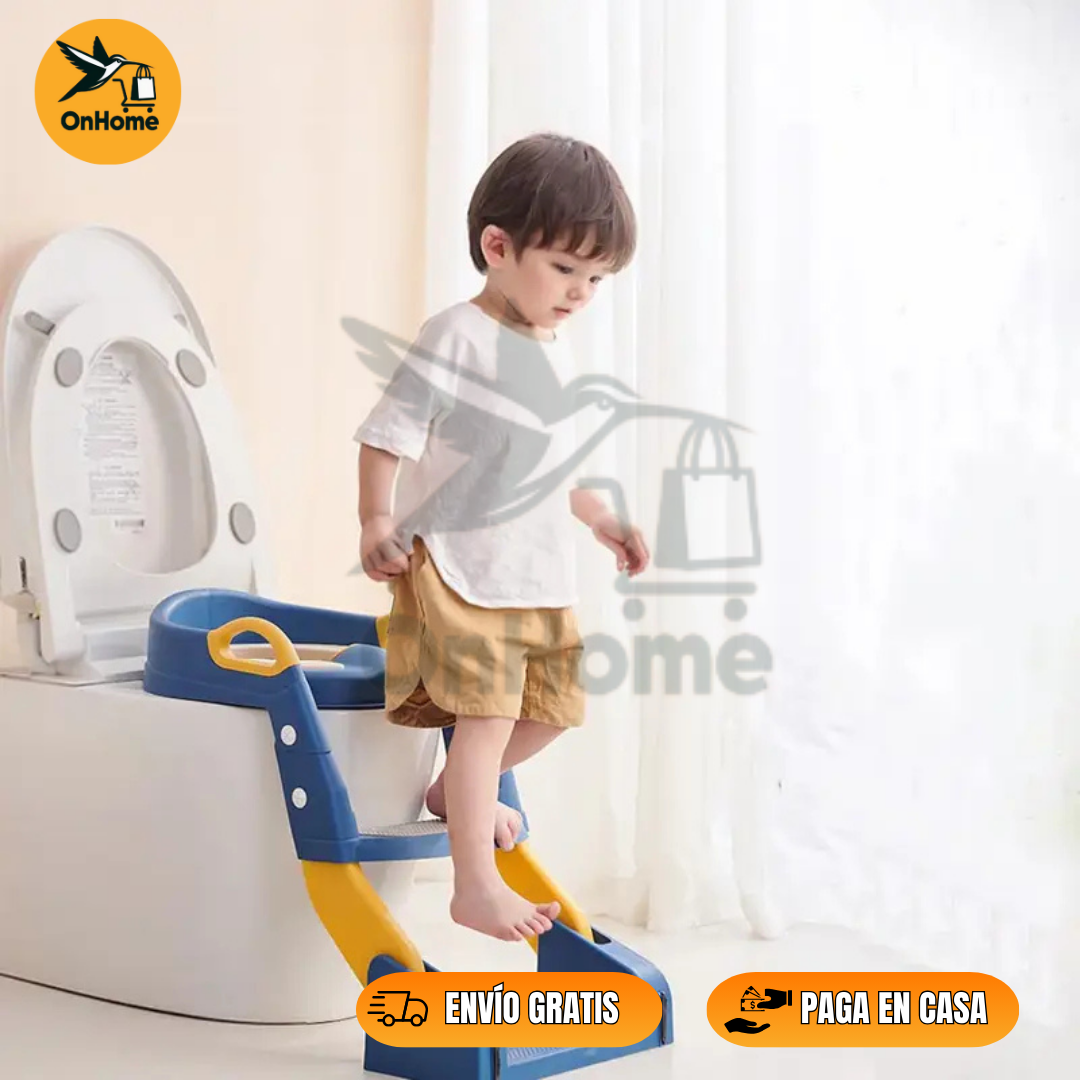 ASIENTO ESCALERA DE BAÑO - 3 EN 1 (Para cada fase de tu pequeño)👧🧑