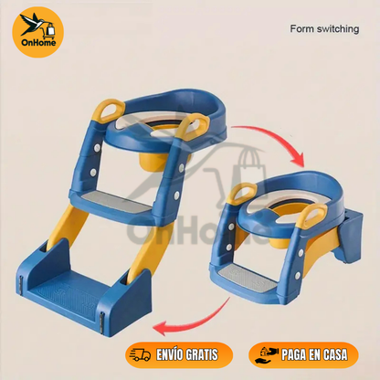 ASIENTO ESCALERA DE BAÑO - 3 EN 1 (Para cada fase de tu pequeño)👧🧑