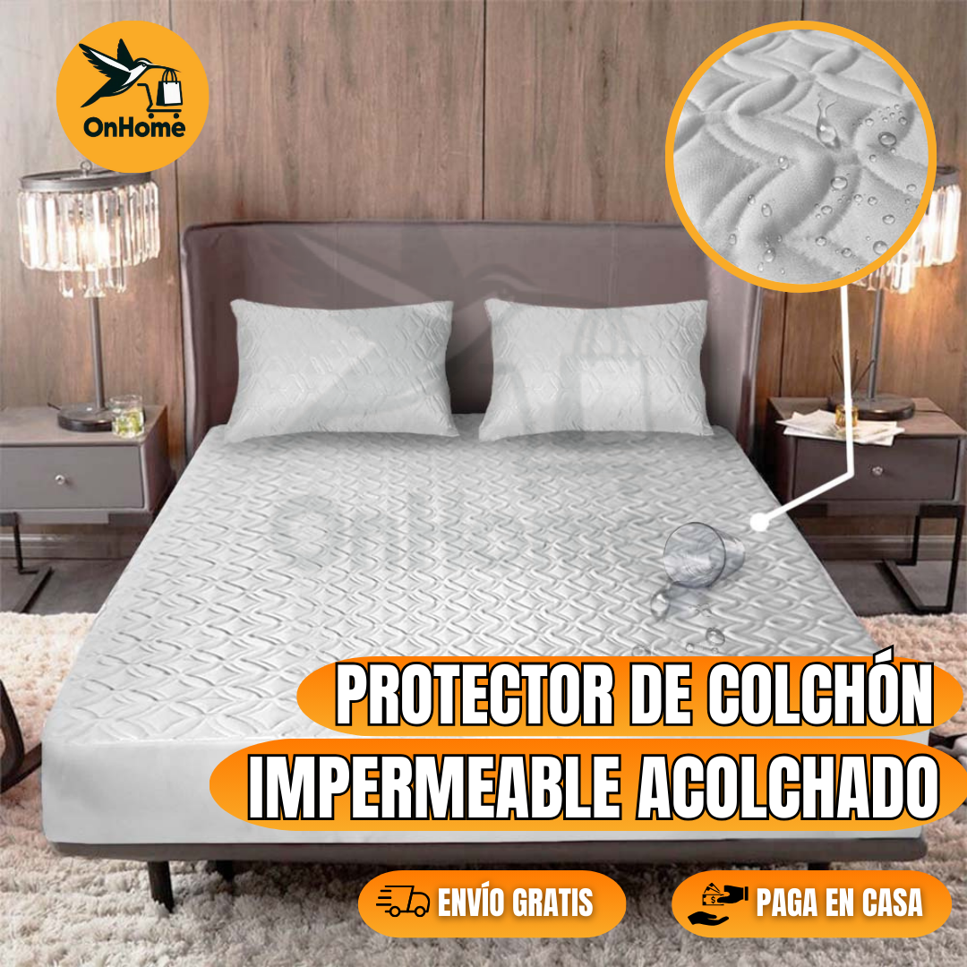 PROTECTOR DE COLCHÓN - IMPERMEABLE ACOLCHADO