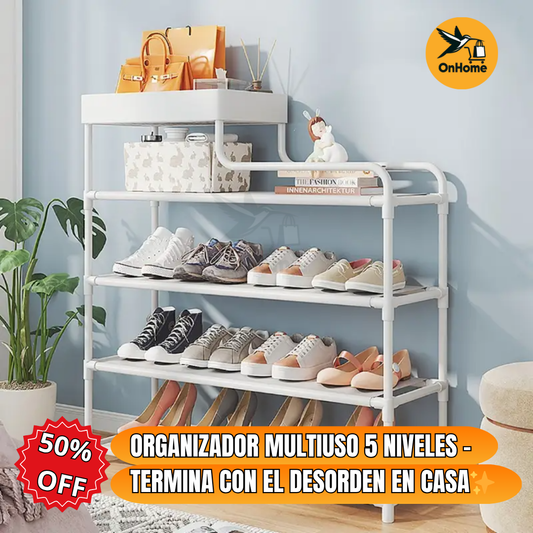ORGANIZADOR MULTIUSOS 5 NIVELES - 👌TERMINA CON EL DESORDEN EN CASA✨