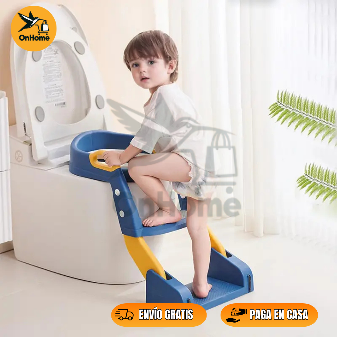 ASIENTO ESCALERA DE BAÑO - 3 EN 1 (Para cada fase de tu pequeño)👧🧑