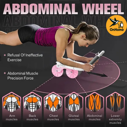 RUEDA ABDOMINAL DOBLE CON TECNOLOGÍA DE REBOTE AUTOMÁTICO