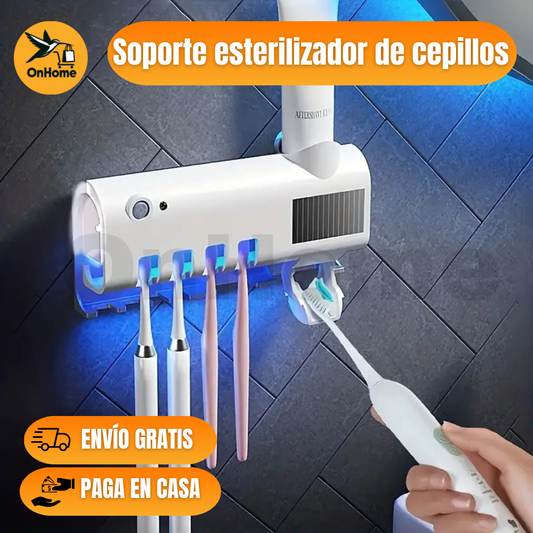SOPORTE ESTERILIZADOR DE CEPILLOS 🦷️- ¡La salud de tu familia está en tus manos!
