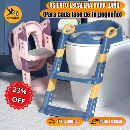 ASIENTO ESCALERA - INODORO🚽 INFANTIL®️
